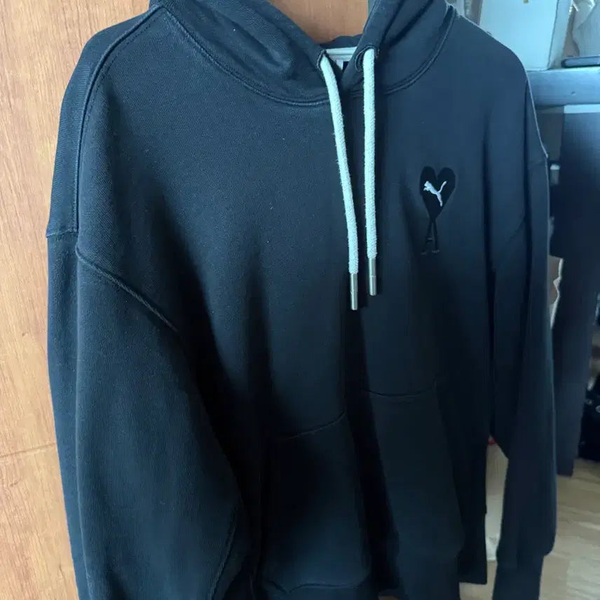 [BUNJANG] Puma Army Hoodie Black / 푸마 아미 후드티 블랙