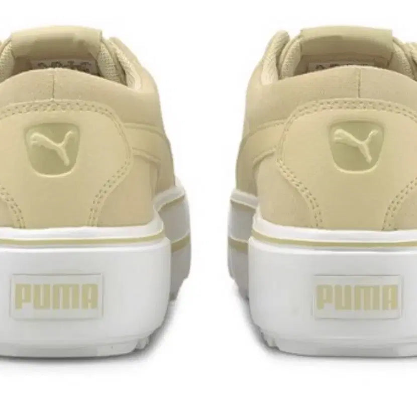 [BUNJANG] Puma Suede Platform Wedge Sneakers Beige / 새상품 푸마 스웨이드 플랫폼 키높이 운동화 베이지 220 225가능