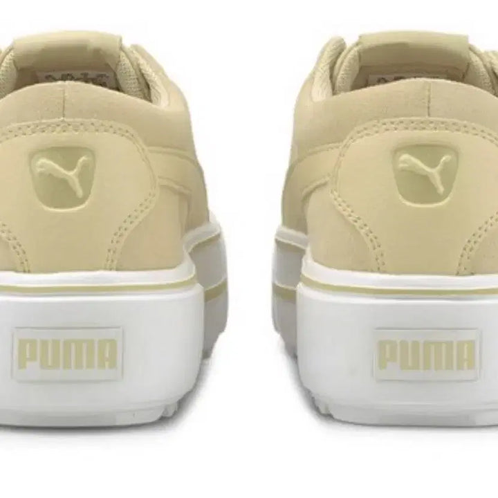 [BUNJANG] Puma Suede Platform Wedge Sneakers Beige / 새상품 푸마 스웨이드 플랫폼 키높이 운동화 베이지 220 225가능