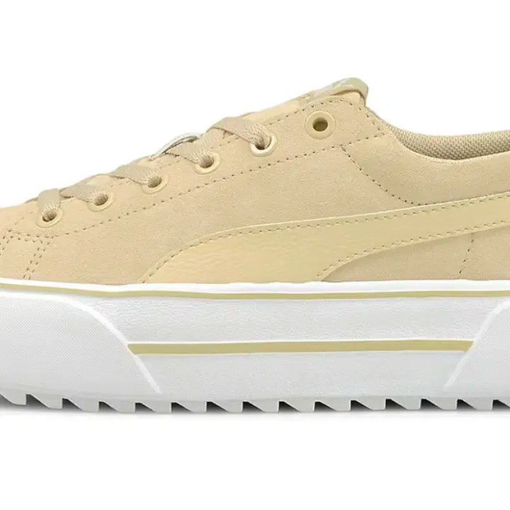 [BUNJANG] Puma Suede Platform Wedge Sneakers Beige / 새상품 푸마 스웨이드 플랫폼 키높이 운동화 베이지 220 225가능