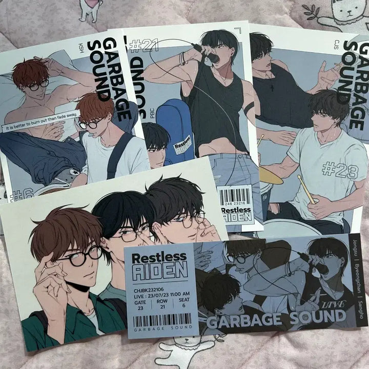 [BUNJANG] Garbage Time Non-Official Postcard Set / 가비지타임 비공굿 엽서