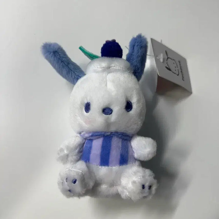 [BUNJANG] Sanrio Pochacco Blueberry Plush Keyring / 산리오 포차코 블루베리 인형 키링