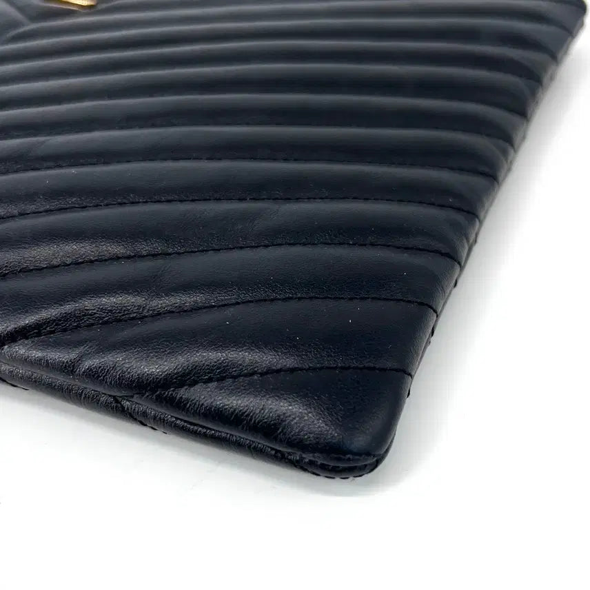 [BUNJANG] Saint Laurent Monogram Matelassé Clutch Bag Black / [100%정품] 생로랑 모노그램 마틀라세 클러치백 블랙 (559193