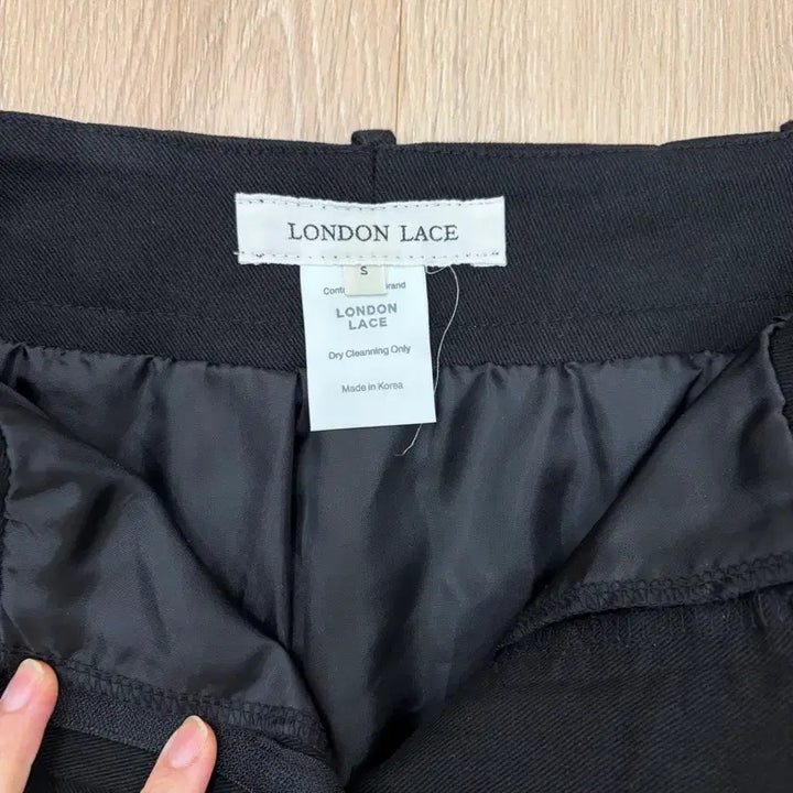 [BUNJANG] London Lace Washing Skirt Black S / 런던레이스 센트 워싱스커트 블랙 s
