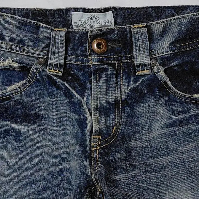[BUNJANG] Rodeo Crowns Heavy Damage Selvedge Denim Jeans / [Selvedge/26] Rodeo Crowns 헤비 데미지 셀비지 데님