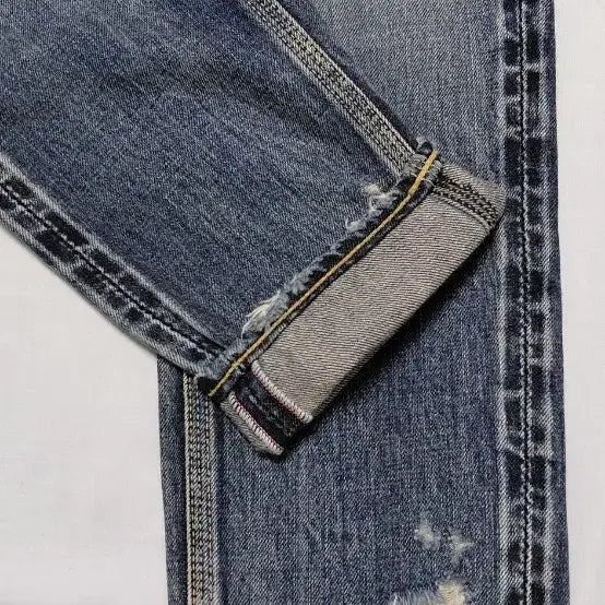 [BUNJANG] Rodeo Crowns Heavy Damage Selvedge Denim Jeans / [Selvedge/26] Rodeo Crowns 헤비 데미지 셀비지 데님