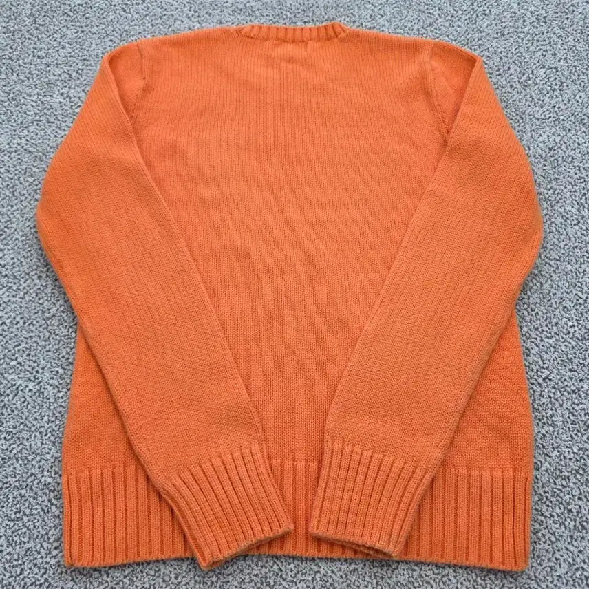 [BUNJANG] Polo Ralph Lauren Orange Knit Sweater / 폴로 랄프로렌 오렌지 니트 ~55