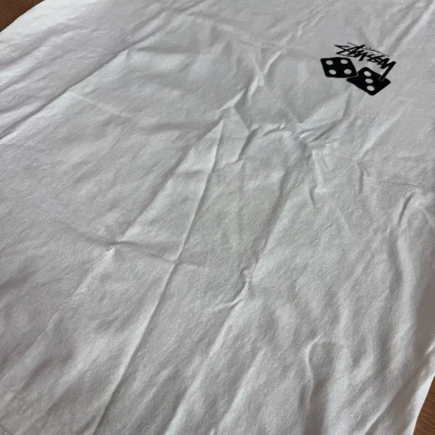 [BUNJANG] Stussy Dice Pigment Dyed T-shirt - Natural / [XL] stussy 스투시 다이스 피그먼트 다이드 반팔 티셔츠 내츄럴