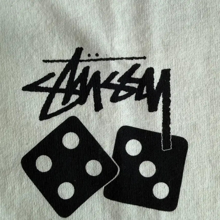 [BUNJANG] Stussy Dice Pigment Dyed T-shirt - Natural / [XL] stussy 스투시 다이스 피그먼트 다이드 반팔 티셔츠 내츄럴