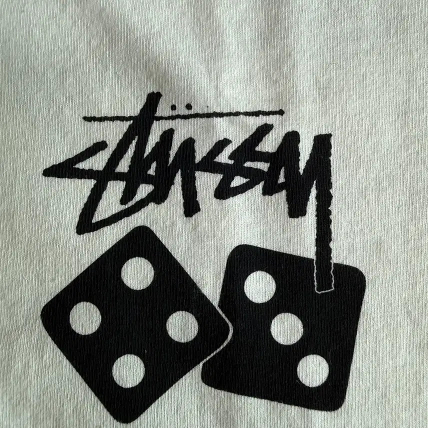 [BUNJANG] Stussy Dice Pigment Dyed T-shirt - Natural / [XL] stussy 스투시 다이스 피그먼트 다이드 반팔 티셔츠 내츄럴