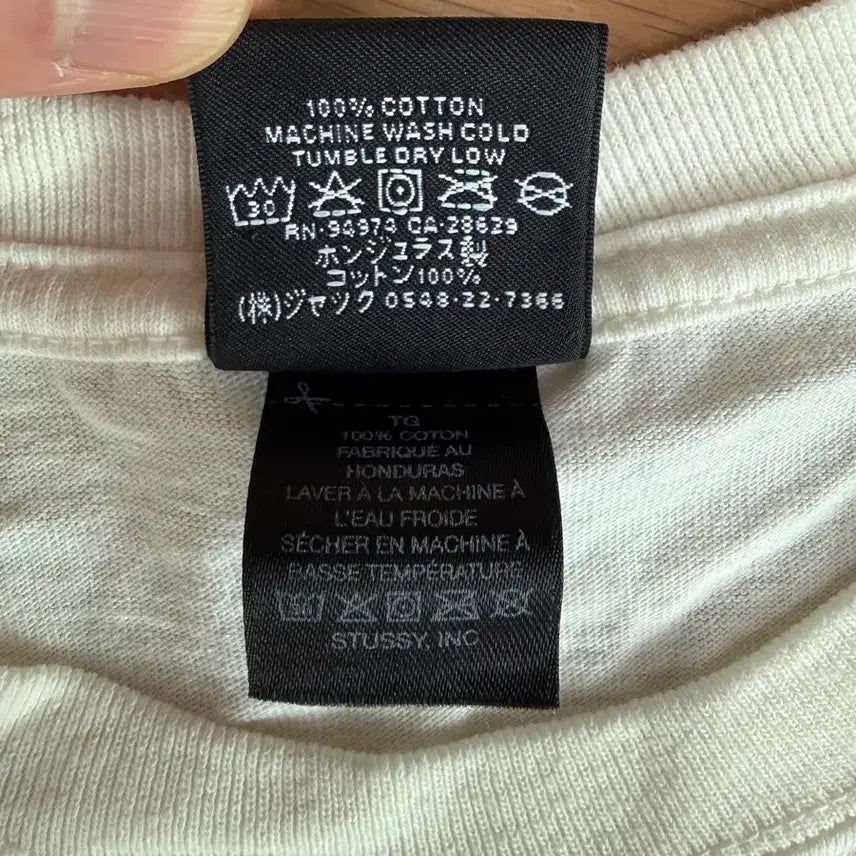 [BUNJANG] Stussy Dice Pigment Dyed T-shirt - Natural / [XL] stussy 스투시 다이스 피그먼트 다이드 반팔 티셔츠 내츄럴
