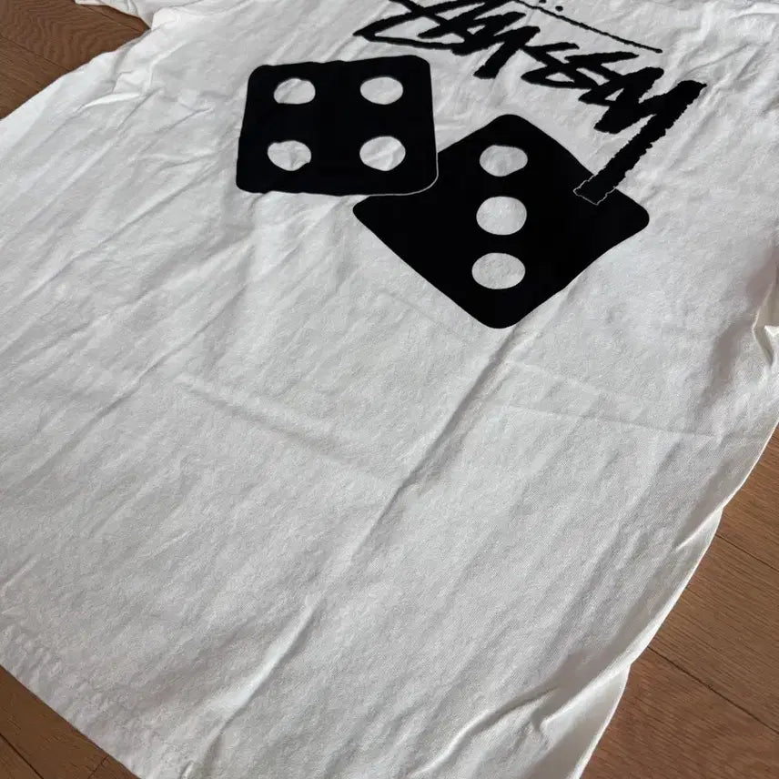[BUNJANG] Stussy Dice Pigment Dyed T-shirt - Natural / [XL] stussy 스투시 다이스 피그먼트 다이드 반팔 티셔츠 내츄럴