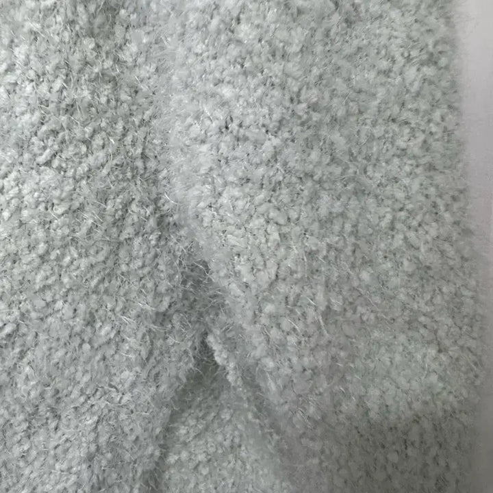 [BUNJANG] Mint Popcorn Knit Sweater / [새상품] 민트색 날개사 팝콘 니트