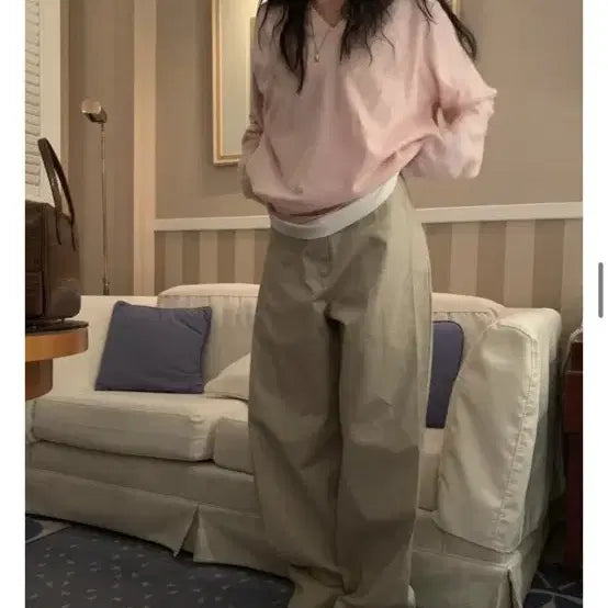 [SOLD OUT] 폴디드 와이드 팬츠 s
