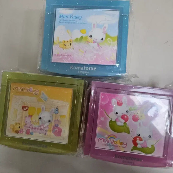 [BUNJANG] Kkoma Ttorae Mini Valley Glittering Jewelry Box Set / 고전 꼬마또래 미니밸리 반짝이 미니 보석함3종 세트 바른손
