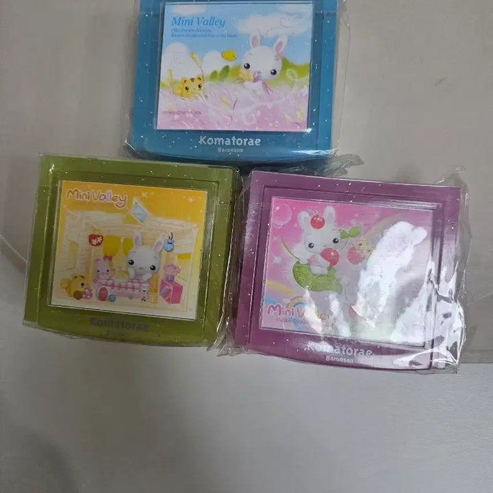 [BUNJANG] Kkoma Ttorae Mini Valley Glittering Jewelry Box Set / 고전 꼬마또래 미니밸리 반짝이 미니 보석함3종 세트 바른손