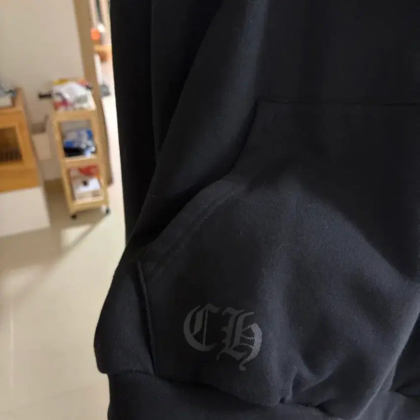 [SOLD OUT] 급처 크롬하츠 블랙 후드티 라지
