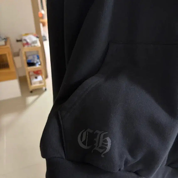 [SOLD OUT] 급처 크롬하츠 블랙 후드티 라지