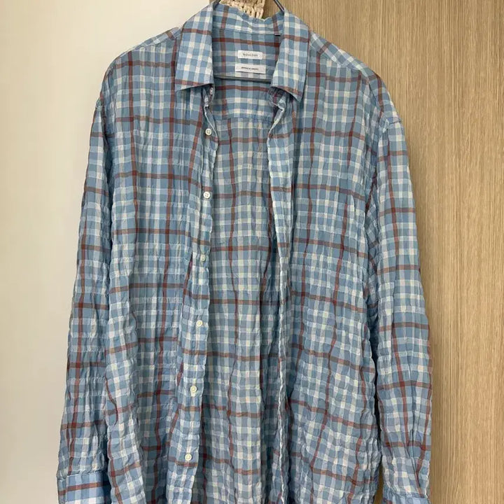 [SOLD OUT] 우드비 링클 체크셔츠 2사이즈