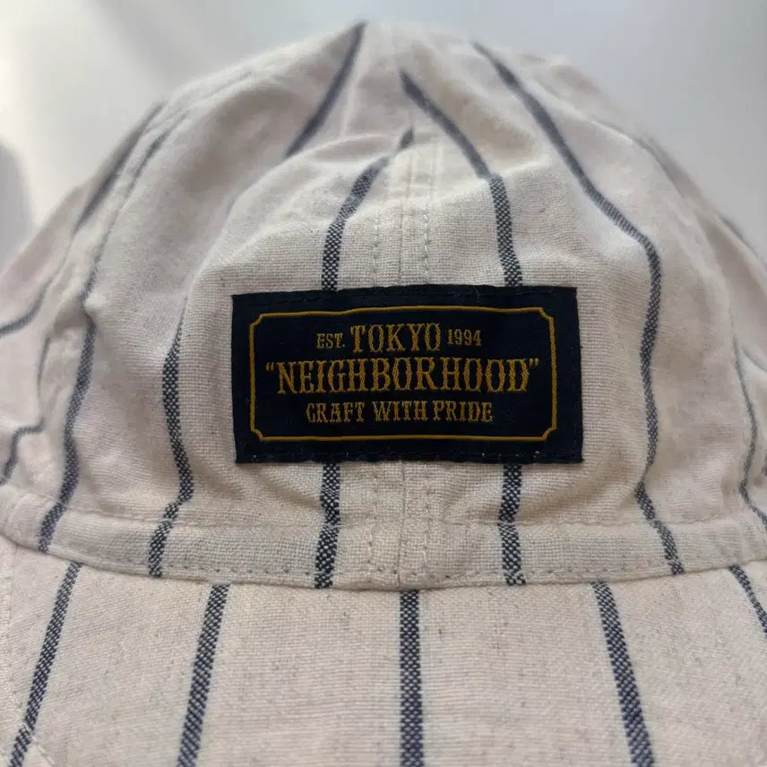 [BUNJANG] Neighborhood Stripe Mechanic Cap / 네이버후드(Neighborhood) 스트라이프 메카닉 캡