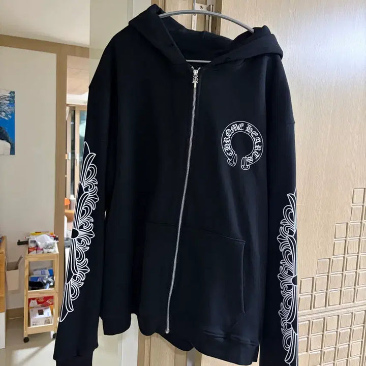 [SOLD OUT] 급처 크롬하츠 헤비웨이트 후드집업 l