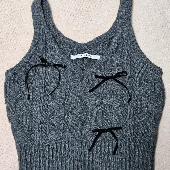 [BUNJANG] Hocus Pocus Knit Vest / *새상품*호쿠스포쿠스 니트베스트(리본포함)