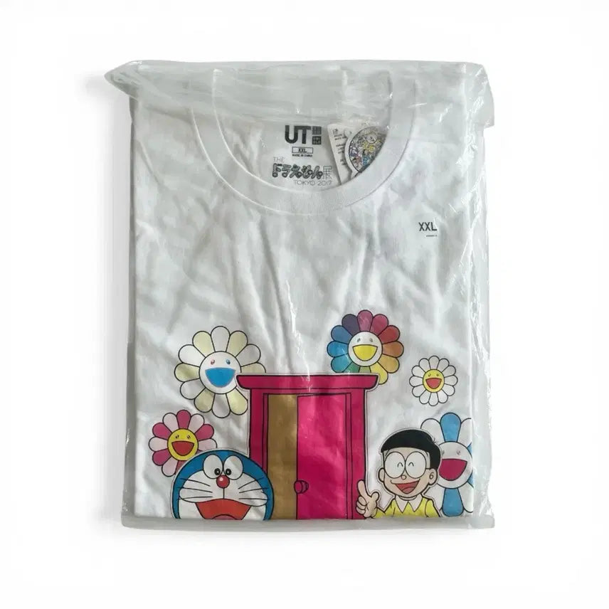 [BUNJANG] Uniqlo Takashi Murakami Short Sleeve XXL / Uniqlo x Murakami Takashi 도라에몽 반팔 XXL