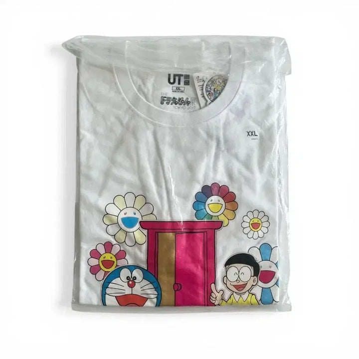 [BUNJANG] Uniqlo Takashi Murakami Short Sleeve XXL / Uniqlo x Murakami Takashi 도라에몽 반팔 XXL