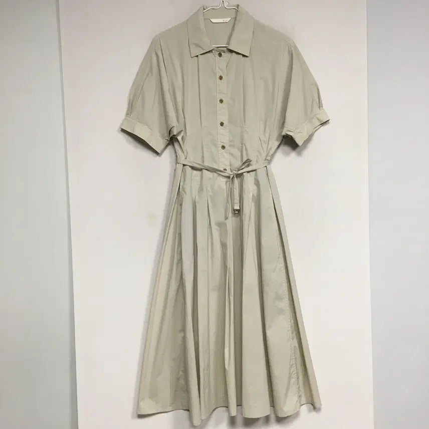 [BUNJANG] 24 GCUT Belted Shirt Dress / 24 GCUT 지컷 턱 디테일 벨티드 원피스 55