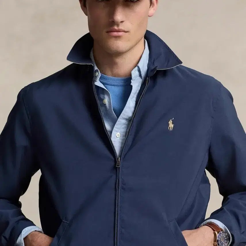 [BUNJANG] Polo Ralph Lauren Varsity Jacket (Navy) / 폴로 랄프로렌 바이스윙 자켓(네이비)
