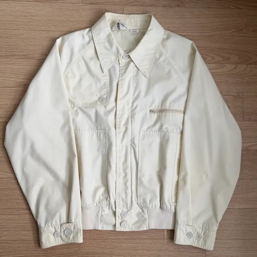 [BUNJANG] Vintage Cream Ivory Blouson Jacket / Vintage blouson jacket 빈티지 블루종 자켓