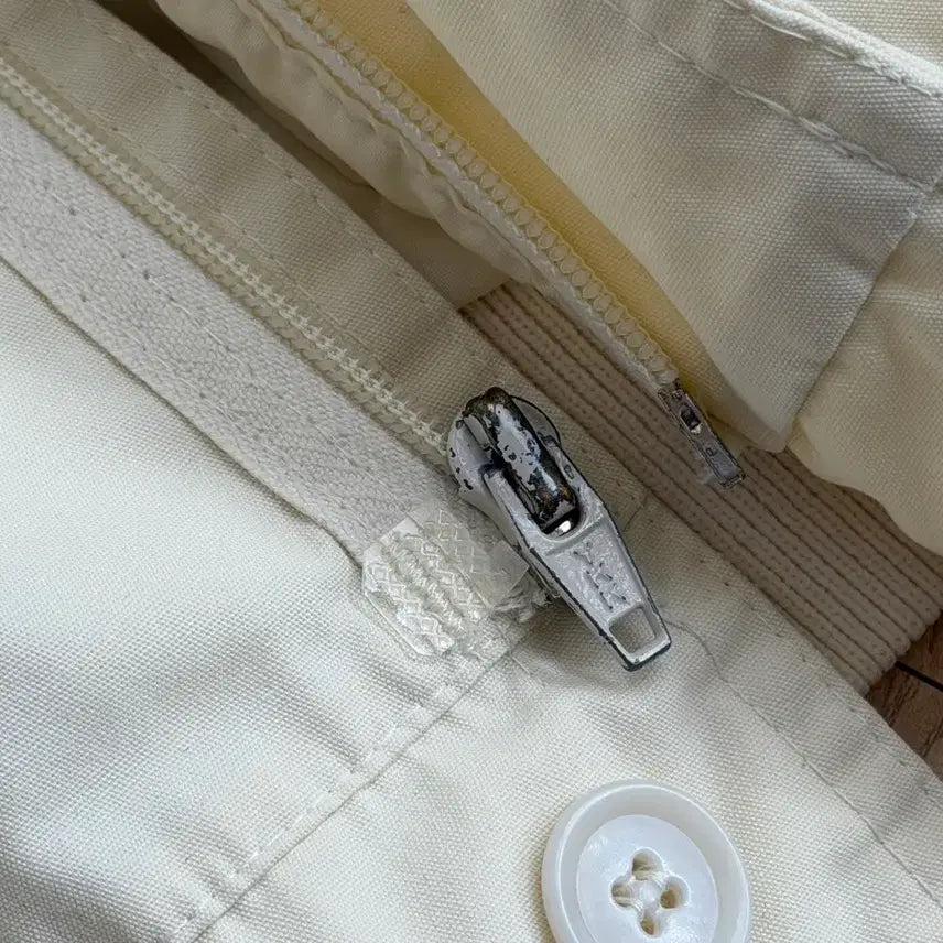 [BUNJANG] Vintage Cream Ivory Blouson Jacket / Vintage blouson jacket 빈티지 블루종 자켓