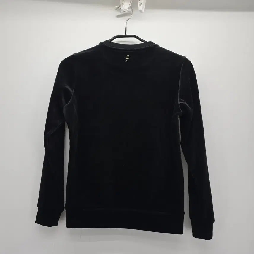 [BUNJANG] Castelbajac Velvet Embroidered Sweatshirt 85 / 까스텔바작 벨벳 자수 포인트 맨투맨 85  (B40057)