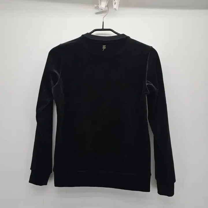 [BUNJANG] Castelbajac Velvet Embroidered Sweatshirt 85 / 까스텔바작 벨벳 자수 포인트 맨투맨 85  (B40057)