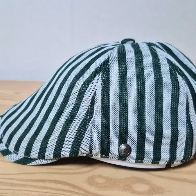 [BUNJANG] Pierre Cardin Green Herringbone Hunting Cap 58cm / 피에르가르뎅 녹색 흐트라이프 헌팅캡 58cm