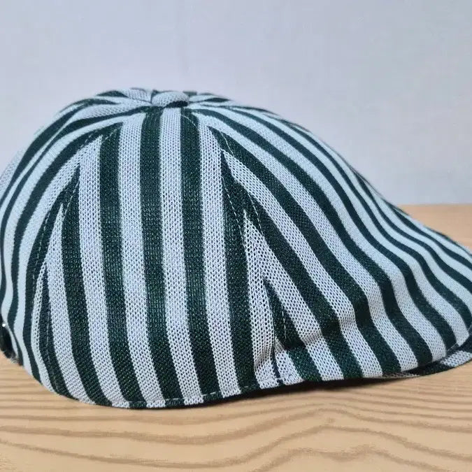[BUNJANG] Pierre Cardin Green Herringbone Hunting Cap 58cm / 피에르가르뎅 녹색 흐트라이프 헌팅캡 58cm