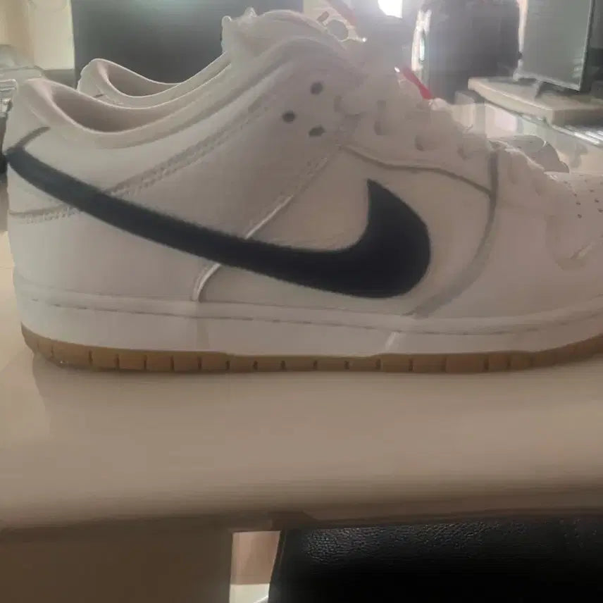 [BUNJANG] Nike SB Dunk Low Pro ISO White Navy Sneakers / 나이키 SB 덩크 로우 프로 ISO 오렌지 라벨 화이트 네이비