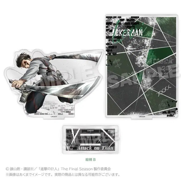 [BUNJANG] Y Line Attack on Titan Levi Diorama Acrylic Stand / 와이라인(Y Line) 진격의 거인 리바이 디오라마 아크릴 스탠드