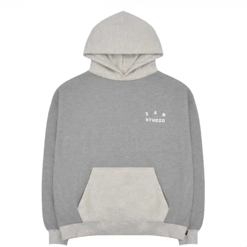 [BUNJANG] IAB Studio Dual Gray Hoodie / (네고연락)아이앱 스튜디오 후드 듀얼 그레이