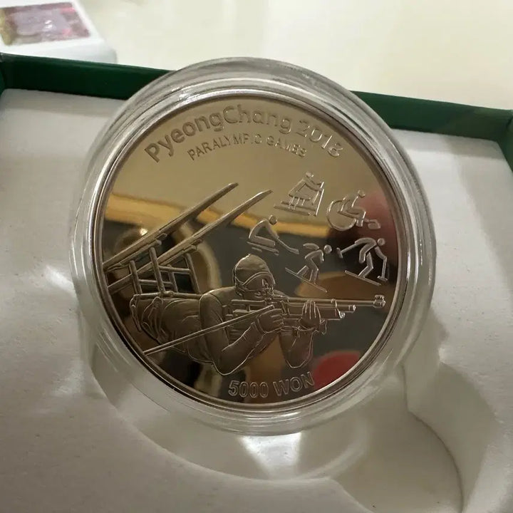 [BUNJANG] Pyeongchang Paralympics Commemorative Coin 1/2 oz Silver / 평창 동계 패럴림픽 기념 주화 1/2온스 은화 99.9