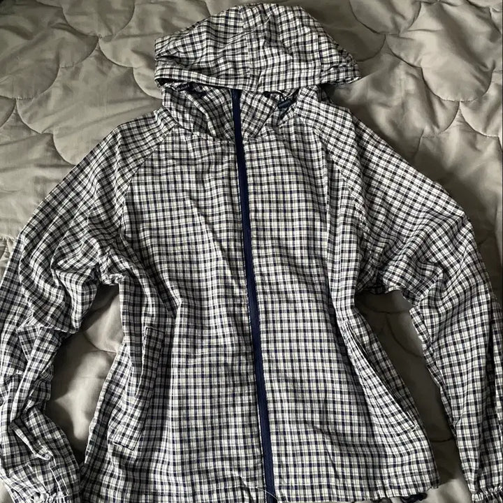 [BUNJANG] Spao Two-Way Check Windbreaker / 스파오 투웨이 체크바람막이