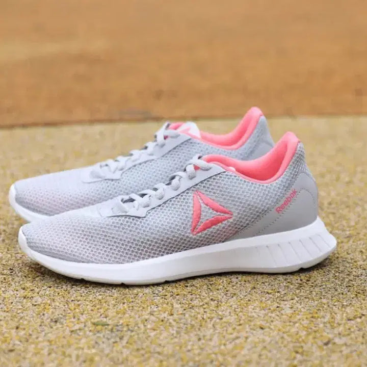 [BUNJANG] Reebok Mesh Sneakers Gray/Pink 225 / 새상품.리복 메쉬 운동화 그레이/핑크 225사이즈