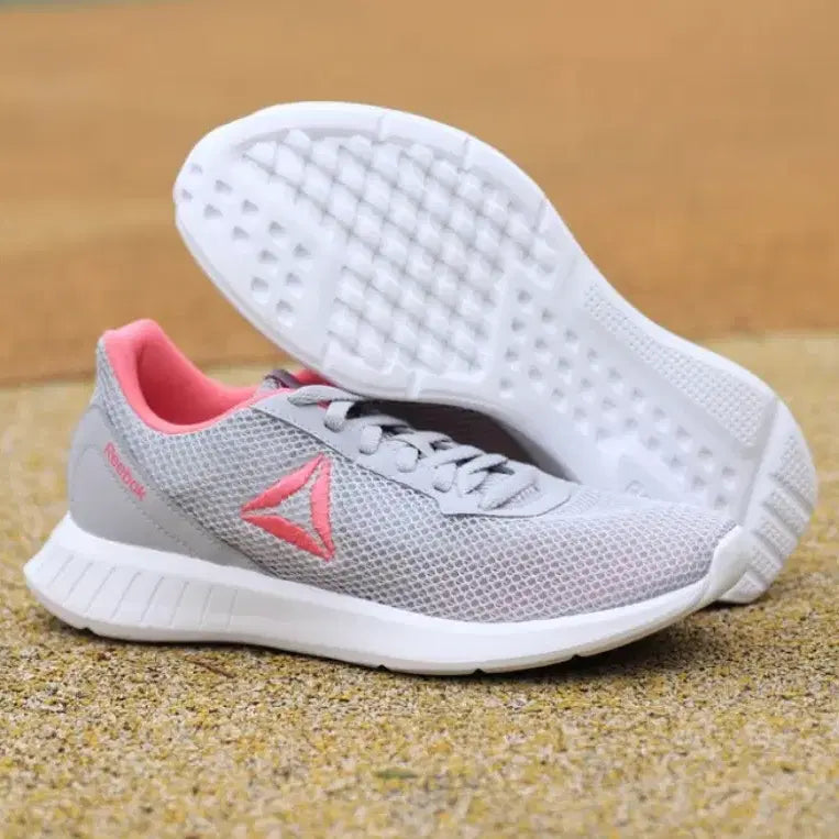 [BUNJANG] Reebok Mesh Sneakers Gray/Pink 225 / 새상품.리복 메쉬 운동화 그레이/핑크 225사이즈