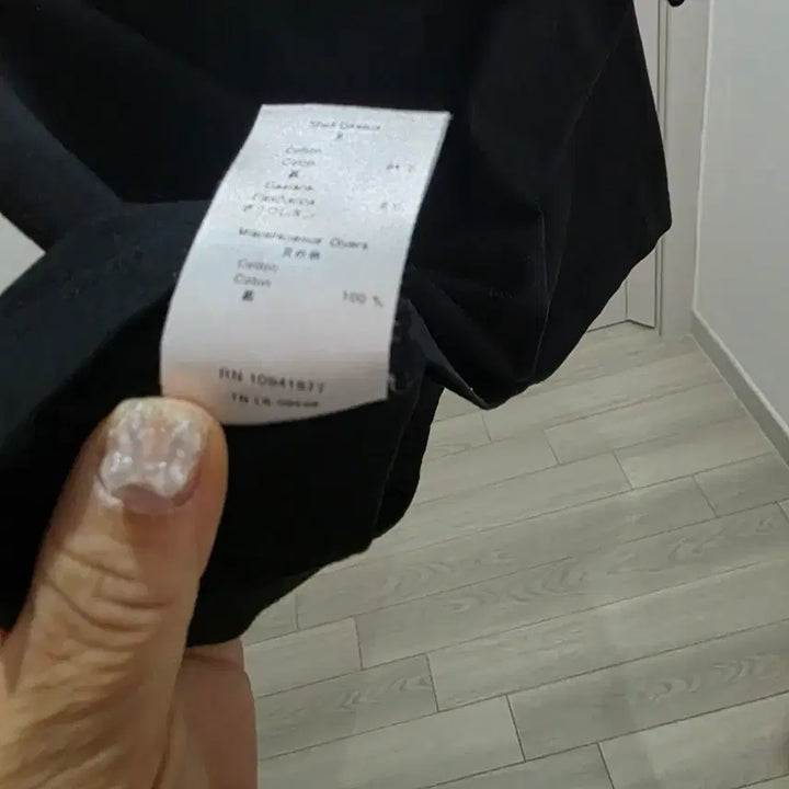 [BUNJANG] Anne Fontaine Black Floral Embellished Blouse / Anne Fontaine 블랙 플라워 장식 블라우스
