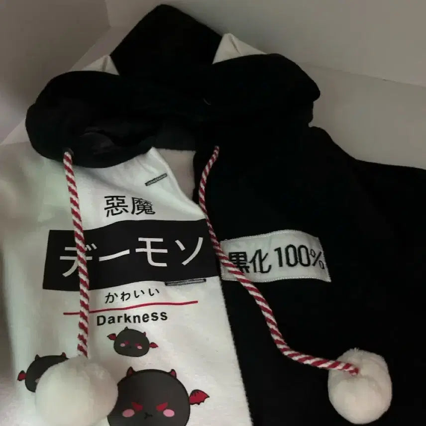 [BUNJANG] Subculture Devil Fleece Hoodie / 서브컬쳐 소악마 기모후드집업