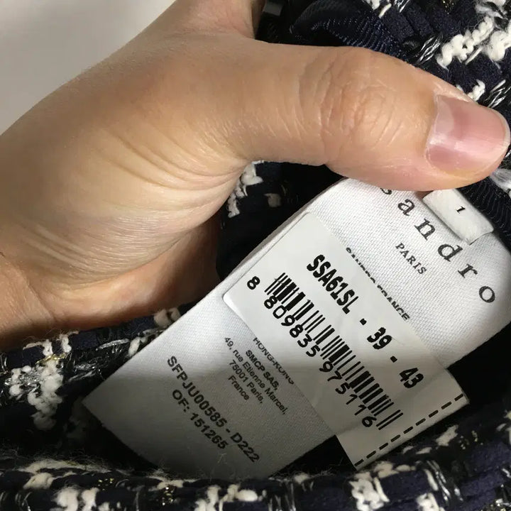 [BUNJANG] Sandro Houndstooth Tweed Skirt / 24 SANDRO 산드로 하운드투스 트위드 스커트 26