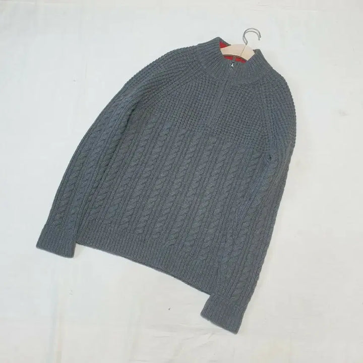 [BUNJANG] Brooks Brothers Cable Knit Half-Zip Sweater / 브룩스브라더스 케이블 반집업 니트