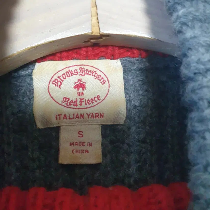 [BUNJANG] Brooks Brothers Cable Knit Half-Zip Sweater / 브룩스브라더스 케이블 반집업 니트