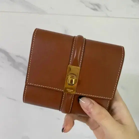 [BUNJANG] Celine Triomphe Small Wallet / 셀린느 3단 지갑