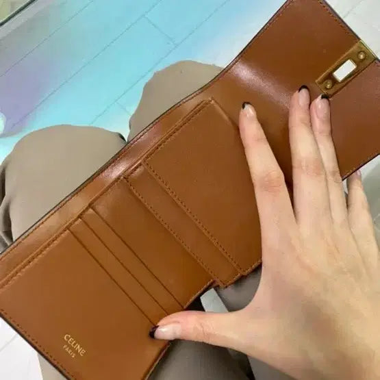 [BUNJANG] Celine Triomphe Small Wallet / 셀린느 3단 지갑